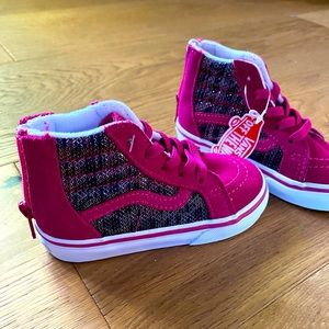 Toddler pink girls vans